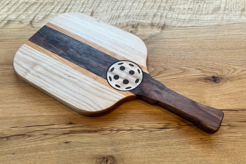 Pickleball Charcuterie and Cheese Board. Handmade Using Solid Etsy
