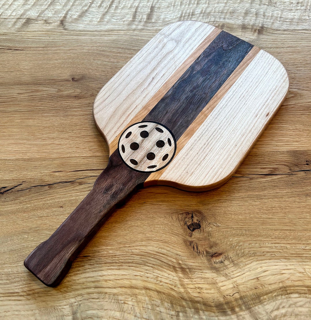 Pickleball Charcuterie and Cheese Board. Handmade Using Solid Etsy