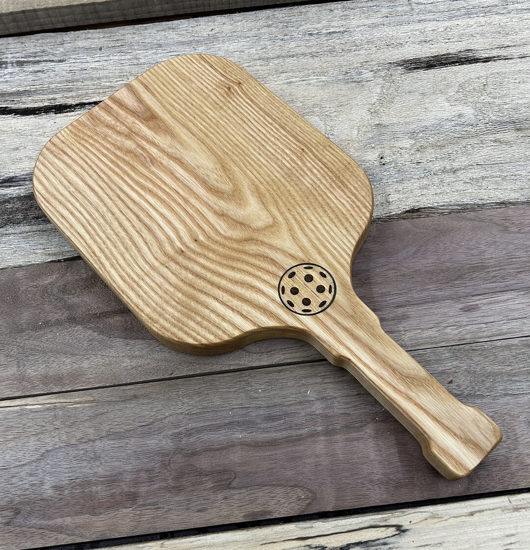 Pickleball Award Charcuterie and Cheese Board With Oak Wood and Custom