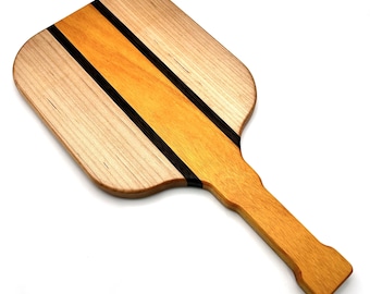 Handcrafted Maple Pickleball Paddle Charcuterie Board