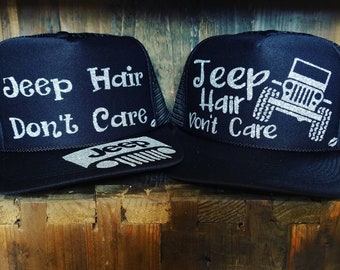 Jeep hair Don't care trucker hat