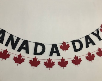 Fall Leaf Garland Backdrop Banner Maple Leaf Banner Happy Thanksgiving Banner Glitter Canadian Banner Decoration Fall Leaves Banner