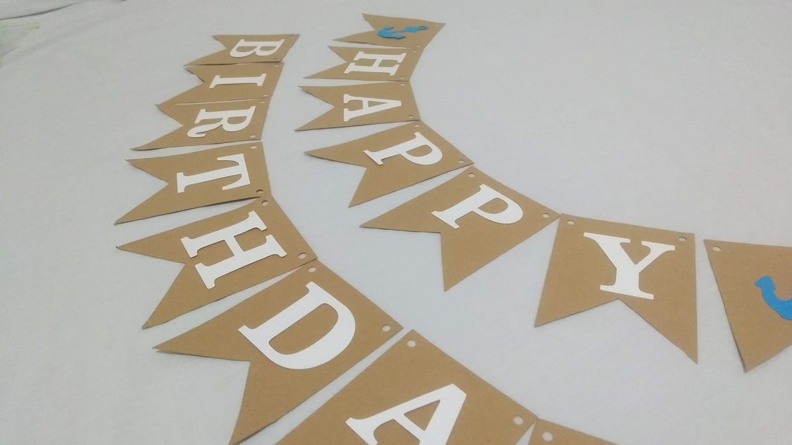 Customised Birthday Party Banner Happy Birthday Banner Etsy