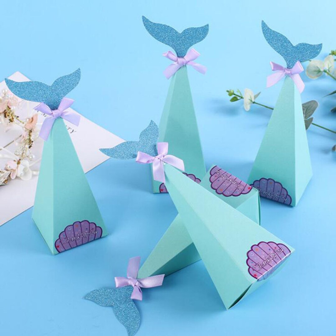 Under the Sea Themed Party Candy Boxes/little Mermaid Tails - Etsy UK