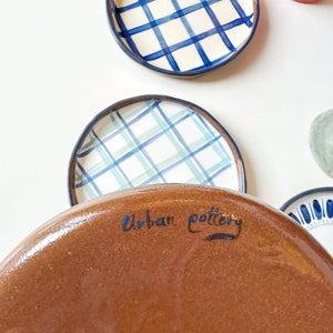 Country cottage ceramic dessert plate image 6