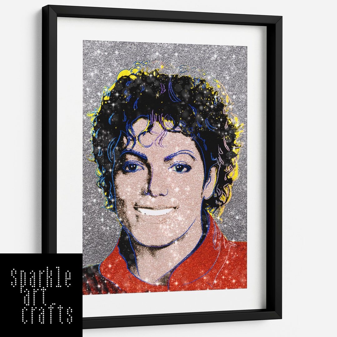Michael Jackson Thriller Picture Print Wall Art A3 A4 Silver