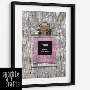 Silver Perfume Print -  UK