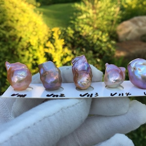Natural Color Fireball Pearl|Flameball Pearl No hole