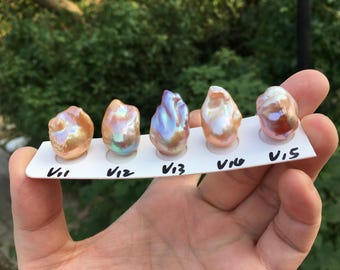 Flameball Loose Pearl|Fireball Pearl with Natural Fancy Colors