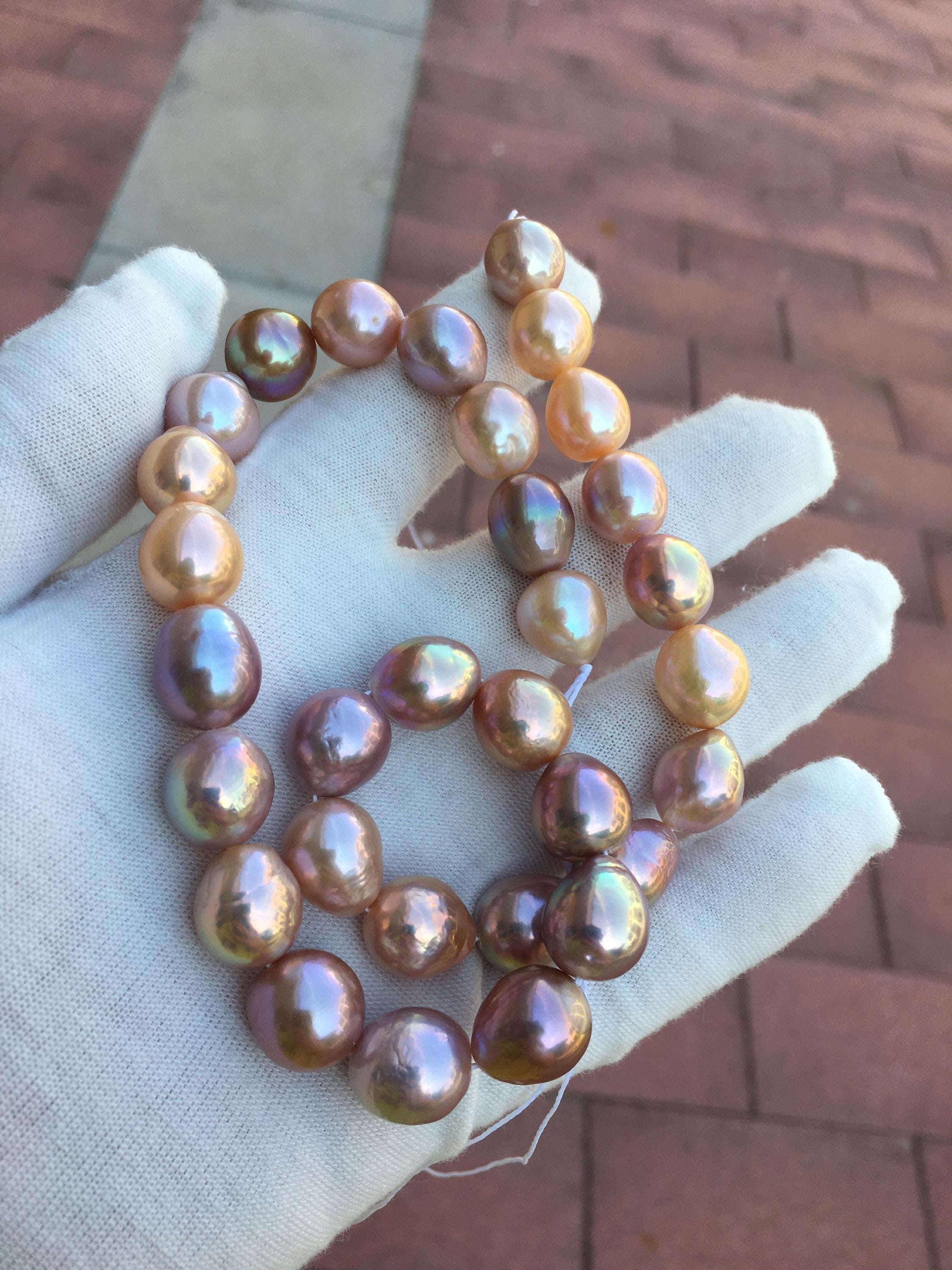 Natural Rainbow Color Baroque Pearls for Necklace Design,cpl234 - Etsy