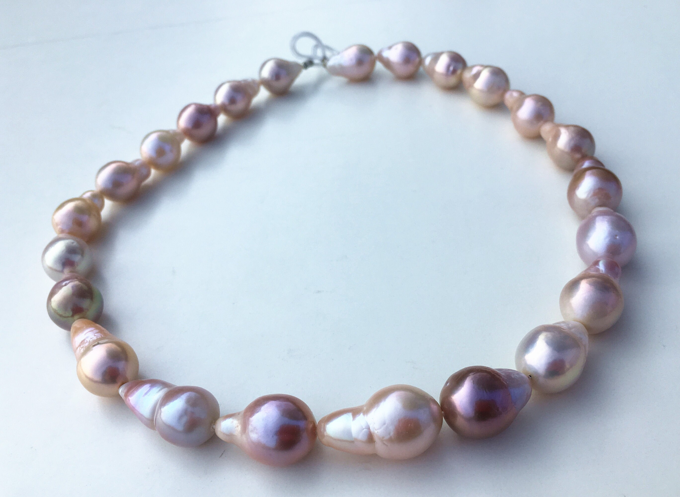 韓国人気 [NIRO] PURPLE RONDELLE BEADS PEARL NECKLACE #64 韓国人気 [NIRO] PURPLE RONDELLE BEADS PEARL NECKLACE #64