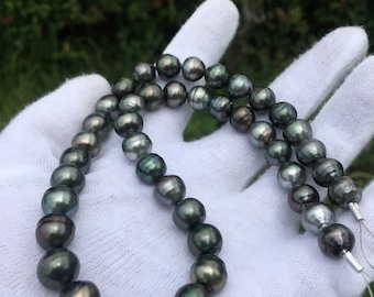 Natural Tahitian Baroque Pearl Strand For Necklace Design,AMS001