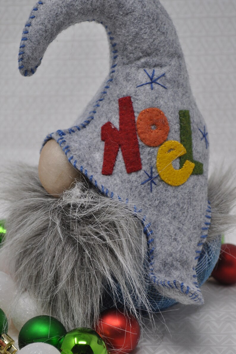MUNGO GNOME Softie Wool Applique Pattern Christmas Series Six Etsy