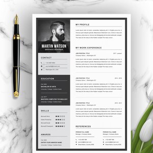 Resume Template with Cover Letter