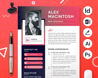 Word Resume Template | Professional Resume Template Cv Template