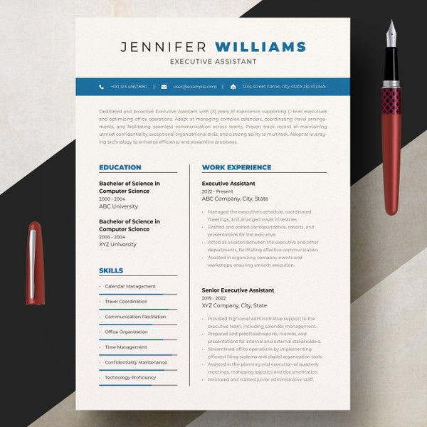 Creative Resume Title, Eye-catching CV Template, Stand Out from the Crowd, Job Application Helper, Creative Design