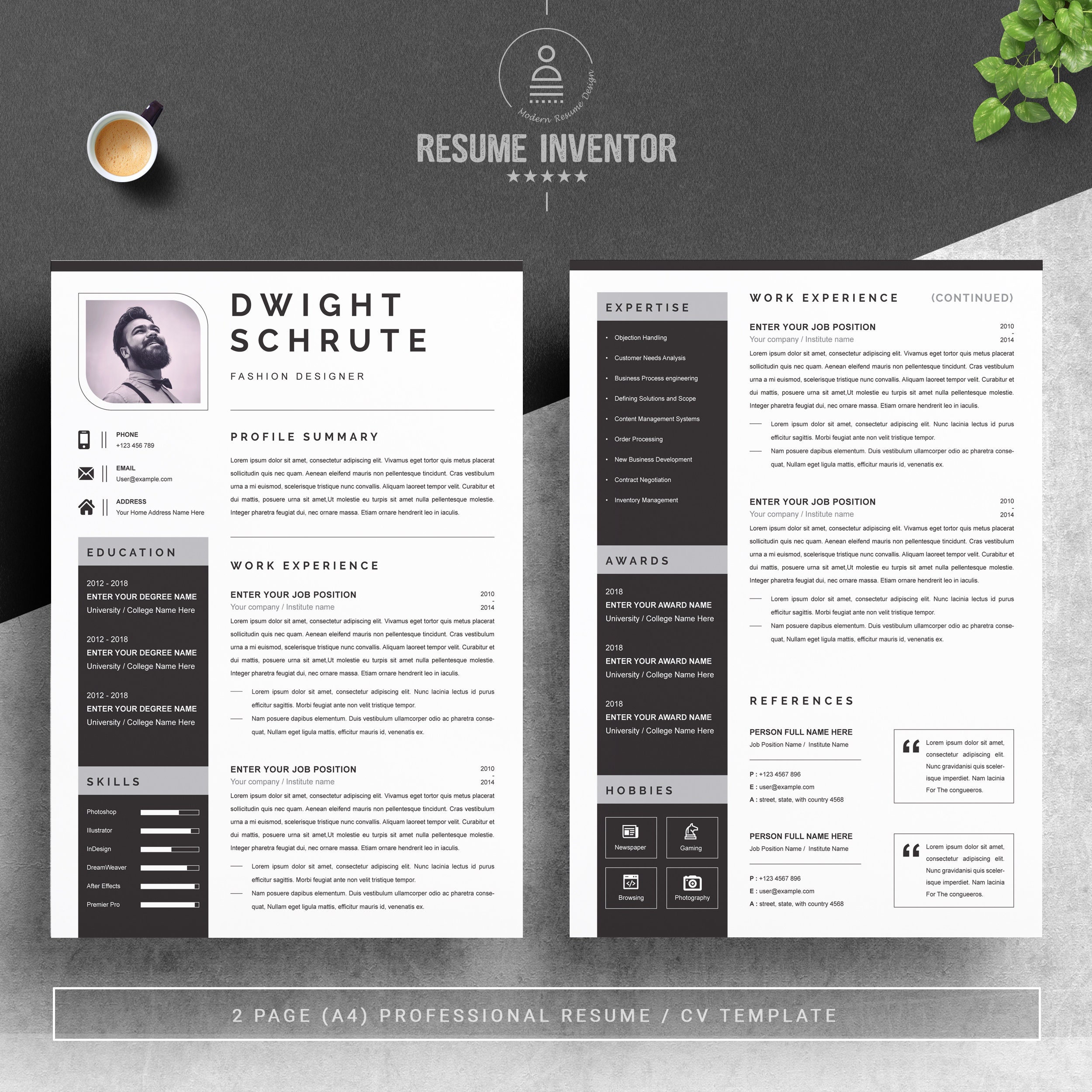 Resume Template Word Modern & Professional Resume Template for Word - Etsy