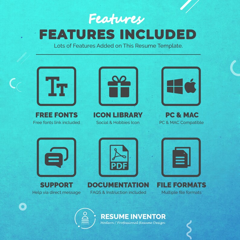 editable-word-cv-template-ms-word-creative-resume-template-etsy