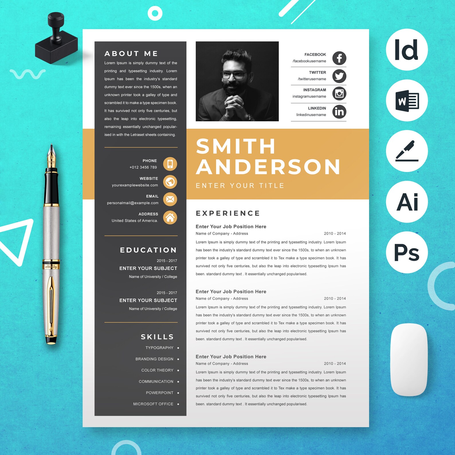 Clean Resume Booklet New Resume - Il 1588xN.3147316812 Gs98 