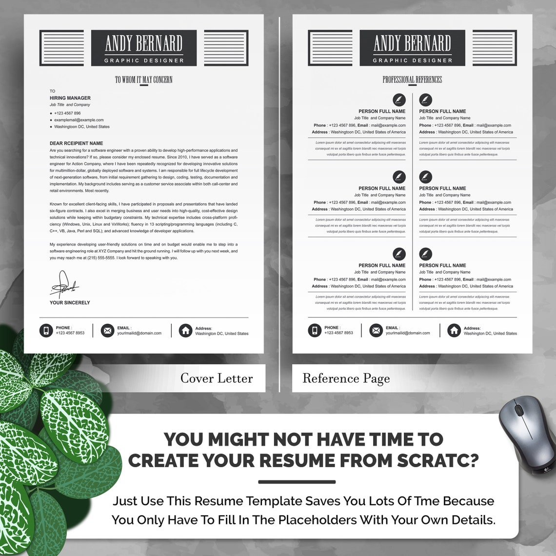 Graphic Designer Resume Template Word