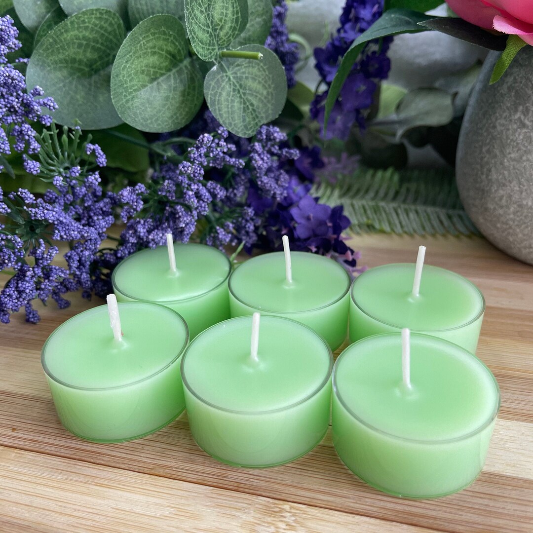 Homemade Tealight Candles Set of 6 or 12 Farmhouse Etsy