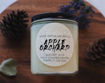 Apple Orchard | Wooden Wick | Homemade Soy Candles | Apple Farm | Mother's Day Gifts | Love Gifts | Gifts For Her | Favours | Birthday Gifts