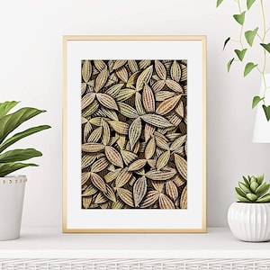 Aquarelle plante d'intérieur, affiche botanique, aquarelle plante, Peperomia Puteolata, Peinture art végétale, Décoration d'intérieur, Art