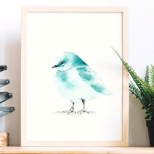 Watercolor bird, Watercolor bird poster, Bird poster, Wall decoration, Watercolor, Art Bird watercolor painting, Art print