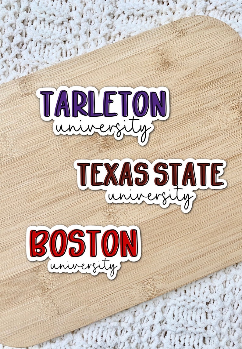 Customized College Sticker, School Sticker, Colleges, School Stickers ...