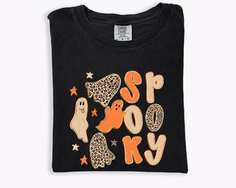 Spooky Comfort Colors Tee, Spooky Tee, Halloween Tshirt, Fall Tshirt