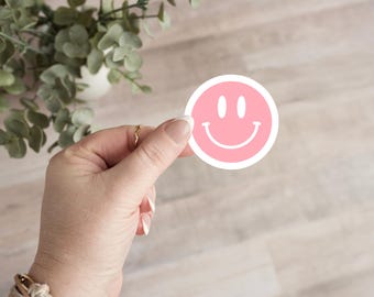Smiley Face Sticker, Color Smiley Face Sticker, Smiley Face, Sticker