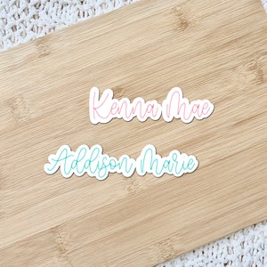 Name Sticker, Customized Name Sticker, Personalized Name Sticker