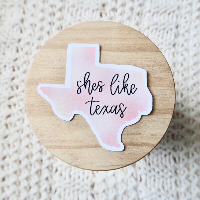 Texas Sticker - Etsy