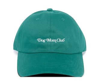 Dog Mom Club Hat - Green