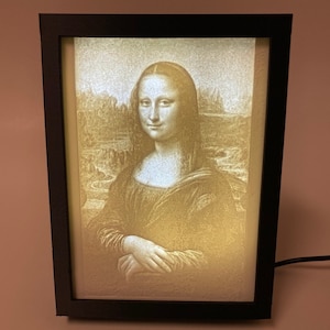 Personalized Lithophanes with Lighting Frame - 3D Printed