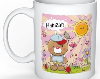 Bear named Mug Children Cup cup gift mug individual