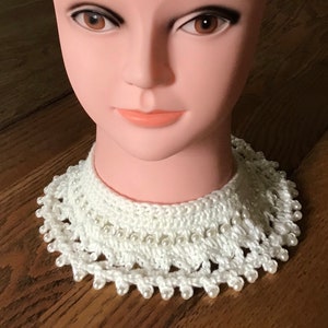 Beaded RBG Crocheted Collar