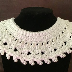 Beaded Crocheted RBG Collar