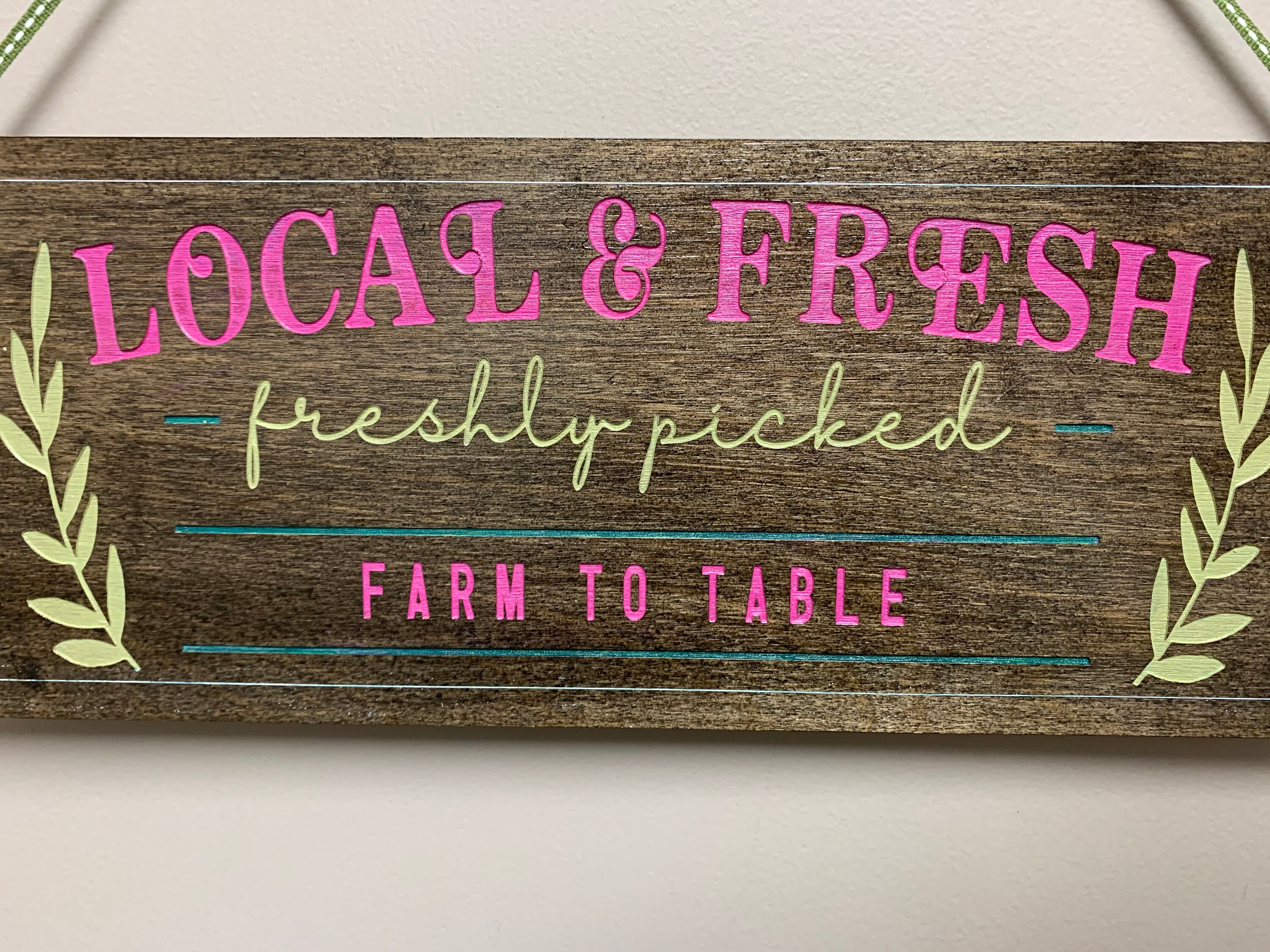 Local y fresco granja recién recolectado a la mesa casa | Etsy