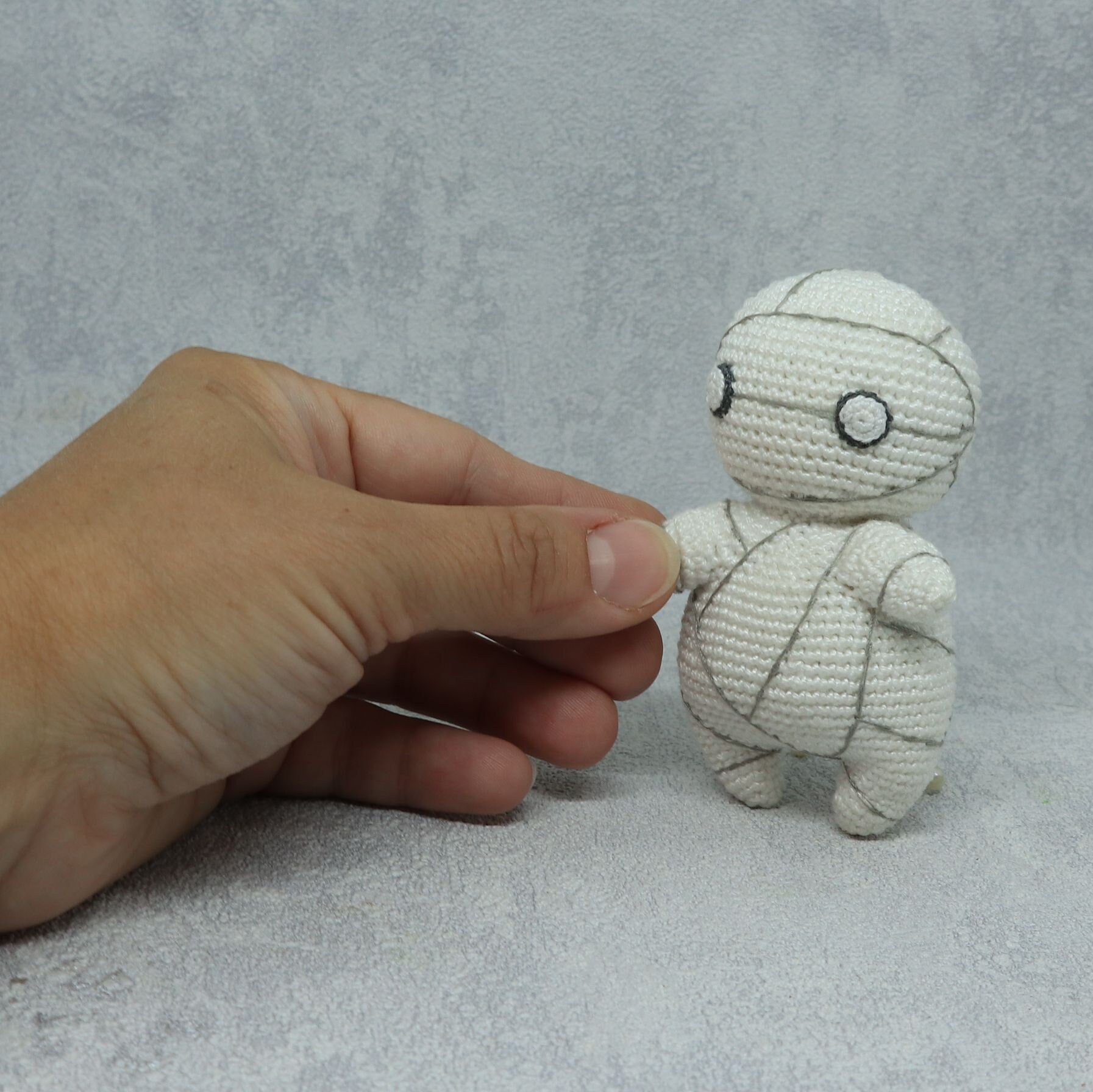 Crochet Anime Mummy Mii-kun Plush: Halloween Stuffed Toy - Etsy