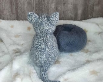 Realistic Knitted Cat Pattern: Kitten Toy (digital Download) - Etsy