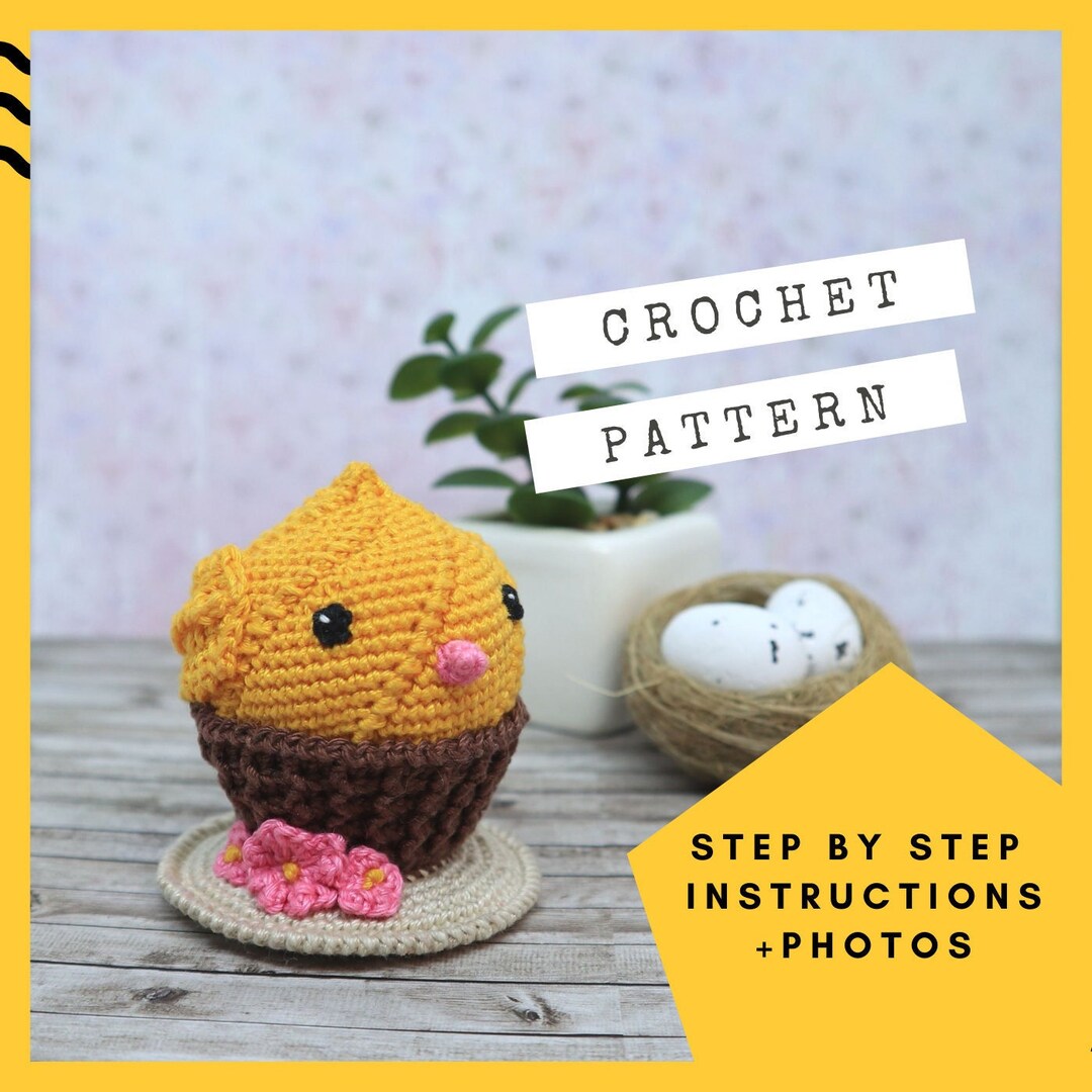 Modèle de poulet de Pâques au crochet : tutoriel sur la nourriture pour ...