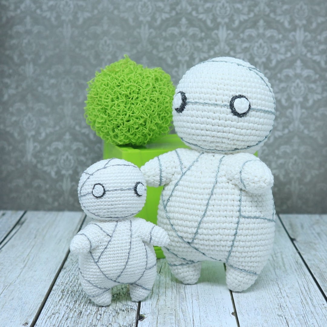 Crochet Anime Mummy Mii-kun Plush: Halloween Stuffed Toy - Etsy