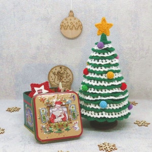 Crochet Christmas tree PDF pattern/tutorial. It is a description in English and Russian. image 8