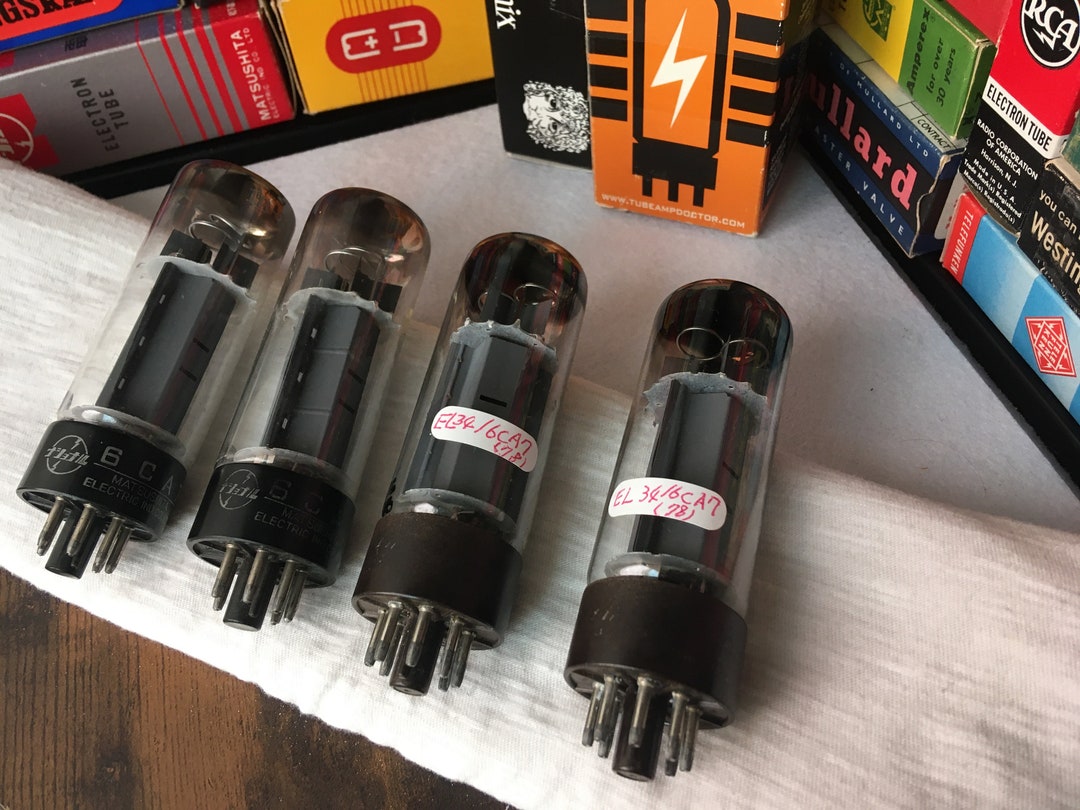 4 NOS 6CA7 EL34 Power Preamp Audio Tubes Rare Assortment Etsy