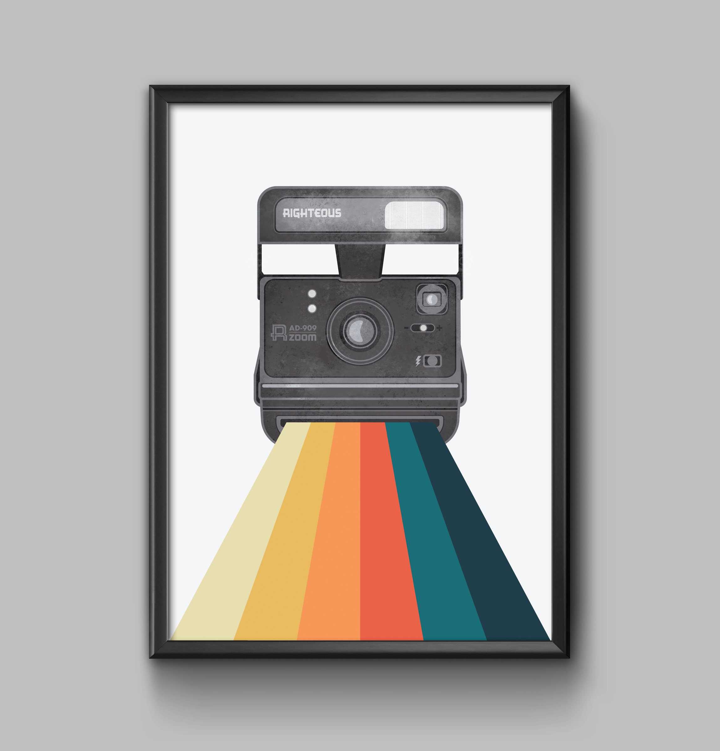 Vintage Camera Poster Print Retro Camera Art Etsy UK