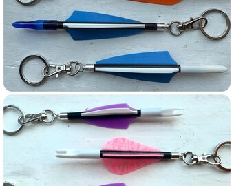 Archer Archery Bow Arrow Keyring in Burlap Gift Pouch - Etsy UK