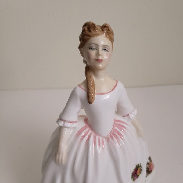 Vintage Royal Doulton Figurine by Peggy Davies, Old Country Roses HN 3482