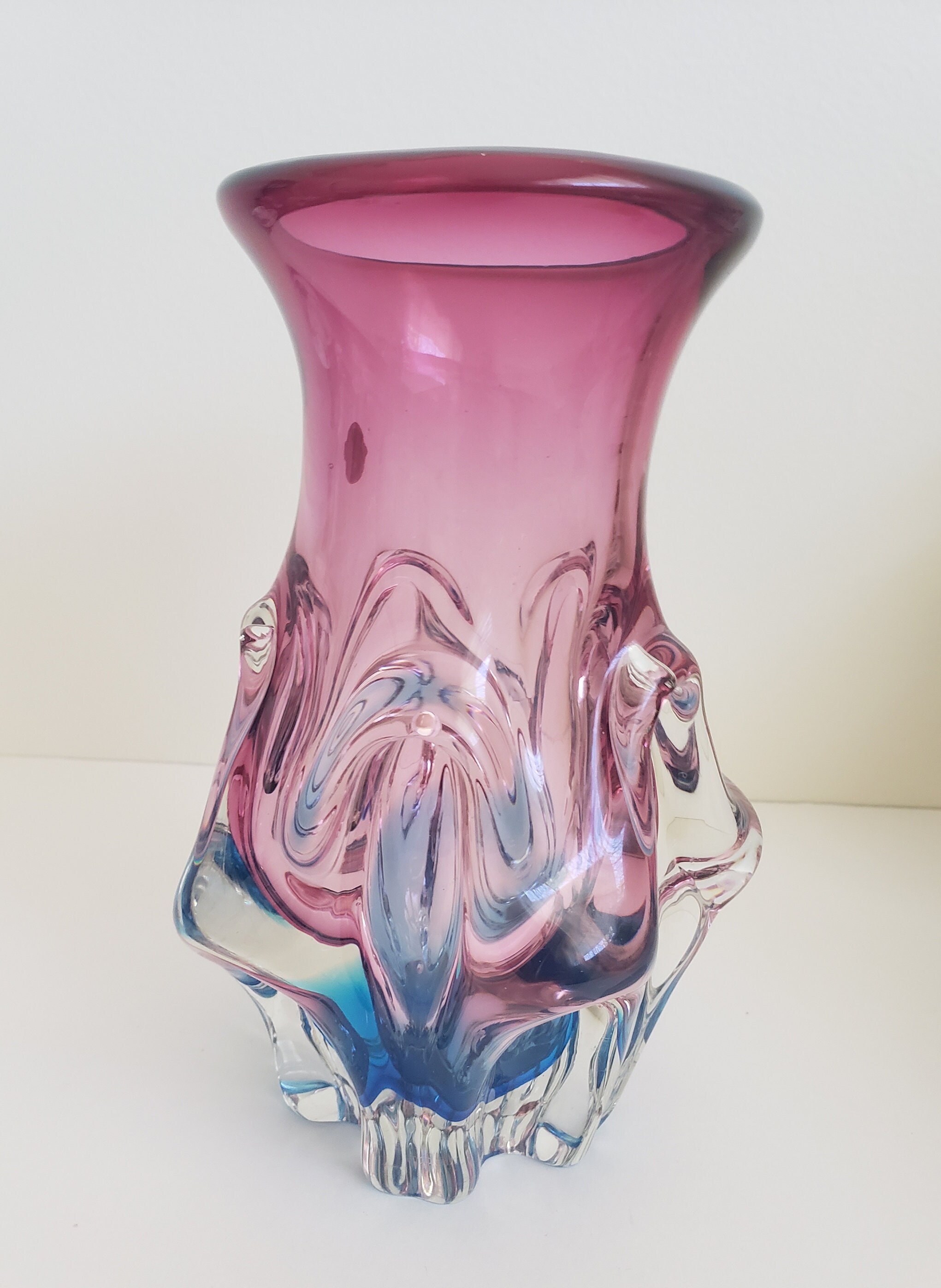 工芸品 Japanese Vintage Pink Aurora Glass Vase il_fullxfull.3980053803_qeeu.jpg