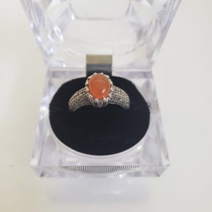 Vintage Orange Carnelian Ring